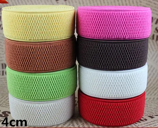 Широкий 4 см цвет Кукуруза оболочка эластичная резинка тесьма эластичный