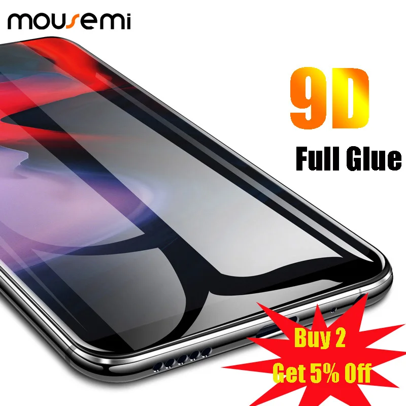 MOUSEMI 9D Защитное стекло для Xiaomi Redmi Note 5 5A Prime защита экрана закаленное Plus Pocophone F1