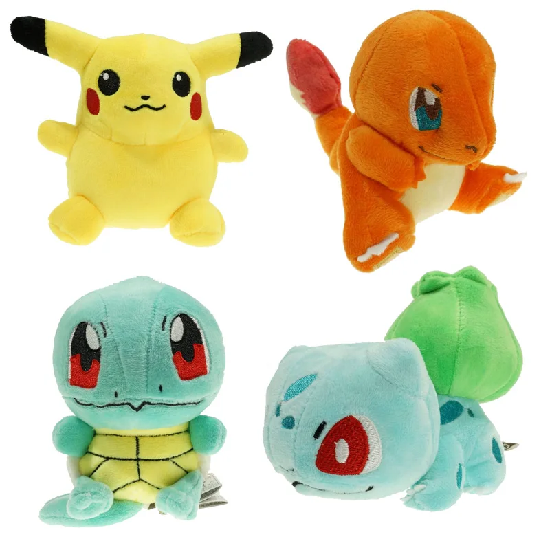 15 см Размер Пикачу& Bulbasaur& Squirtle& чармандер аниме плюшевые игрушки