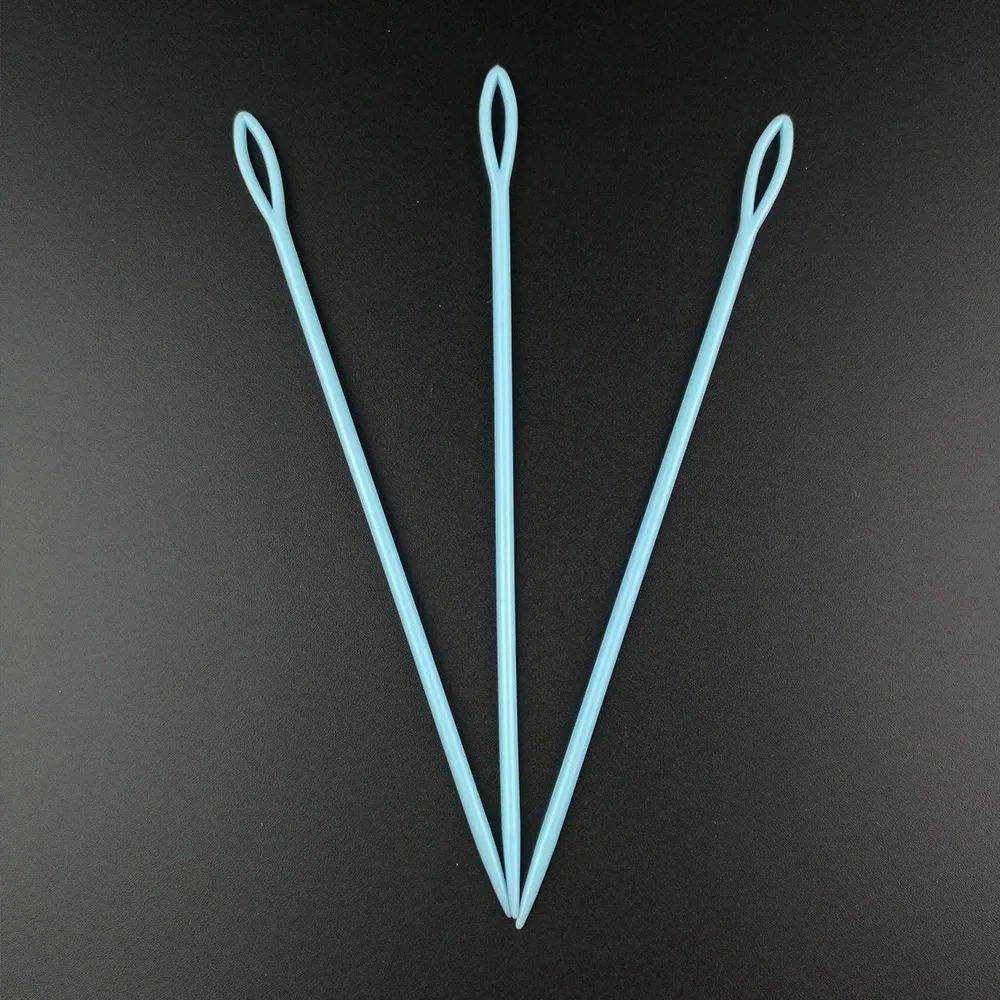 5 шт. цветная пластиковая большая швейная вышивка для глаз штемпельные иглы