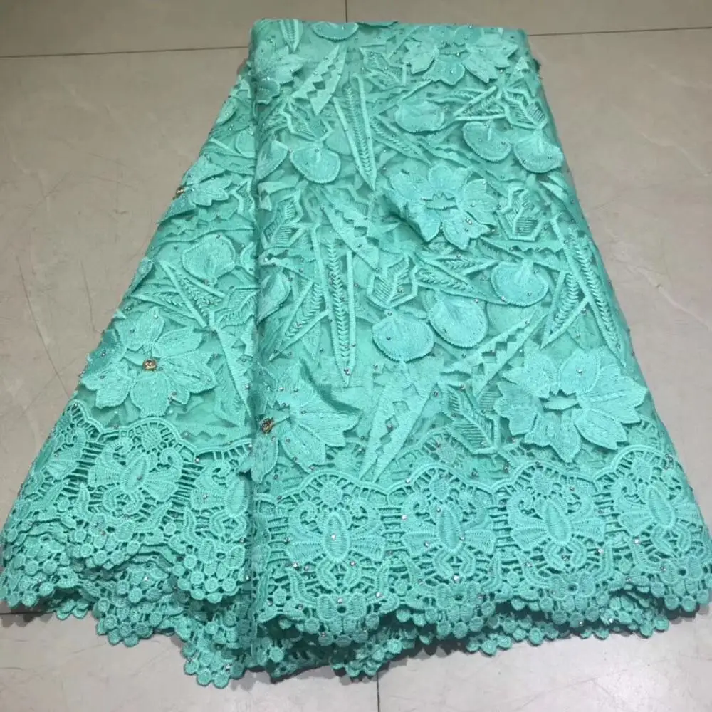 (5 ярдов/партия) чистый белый 2019 Новый дизайн африканская кружевная ткань