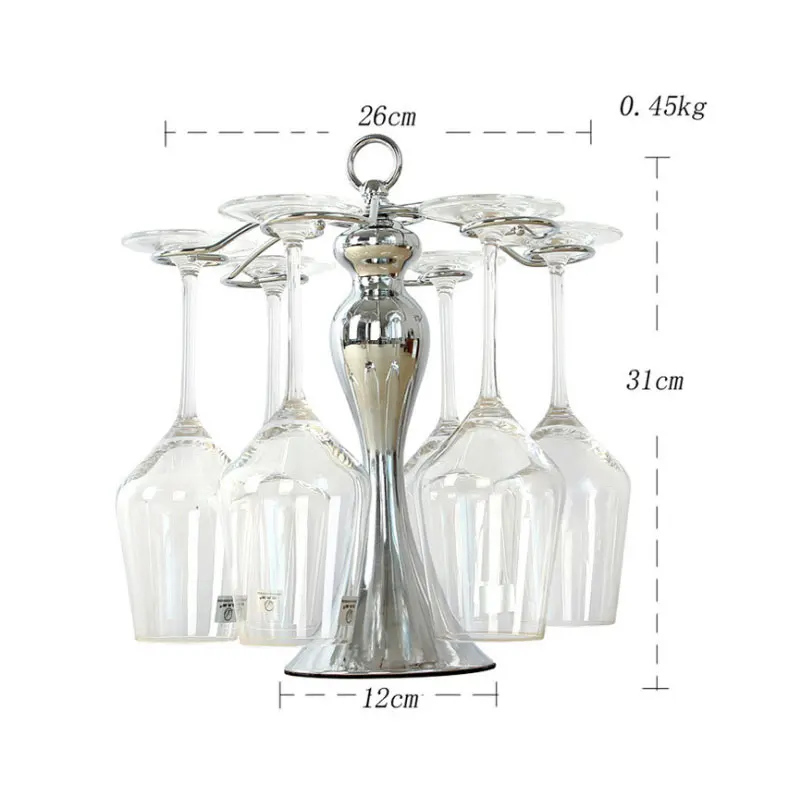 Европейский Железный художественный держатель для стакана вина креативные