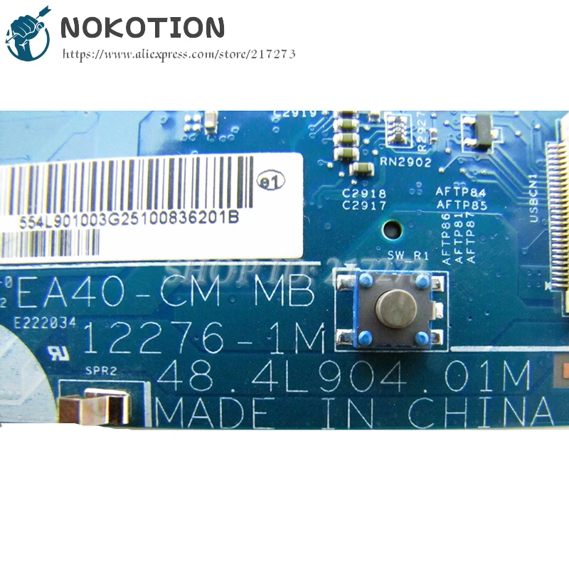 Материнская плата NOKOTION для ноутбука Acer aspire 4560 4560G разъем S1 DDR3 EA40-CM MB 48 4l904.01m NBM6Z11001