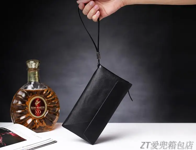 black NEWEEKEND, винтажные мужские кошельки, Повседневный Кошелек для монет, клатч, сумочка из натуральной яловой кожи, Длинный дизайнерский чехол с карманом, 3016 - Цвет: black