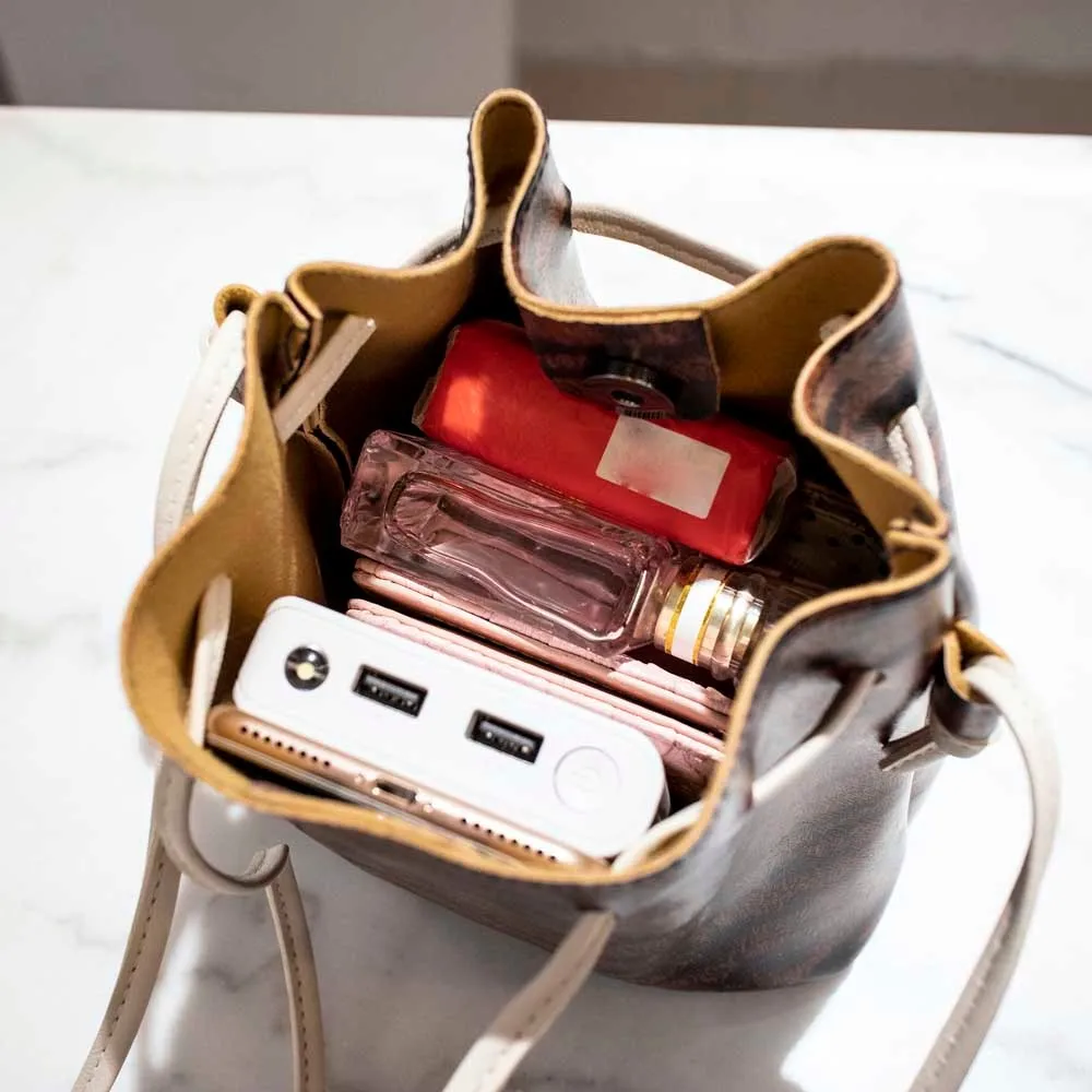 Сумка мешок женская с леопардовым принтом #40|Сумки ручками| |