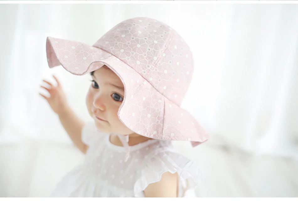 REAKIDS малыша девушки шляпа солнца Аксессуары Детская летняя модная Панамка детская Солнцезащитная Панама пляжный навес шапка для девочки Кепки