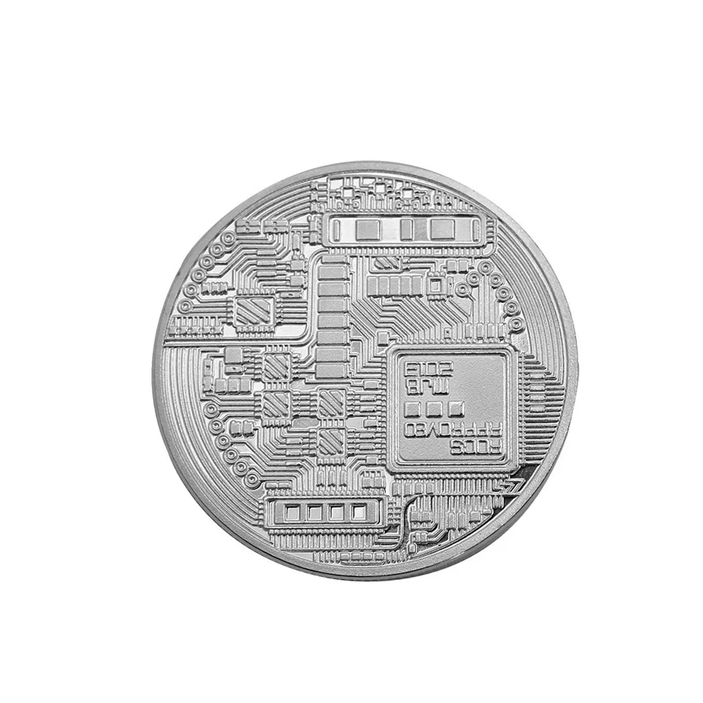 Серебряная/позолоченная монета BTC Биткойн коллекция художественная Подарочная коллекция физическая монета коллекция Прямая поставка украшение для дома