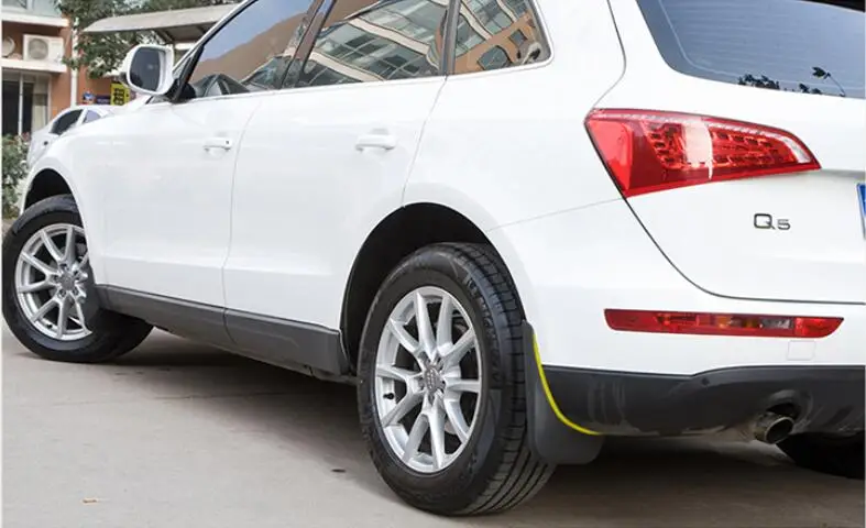Black Mud Flaps Splash Guards Fenders Mudguards 4Pcs For Audi Q5 2010 2011 2012 2013 2014 2015 2016 2017 | Автомобили и мотоциклы