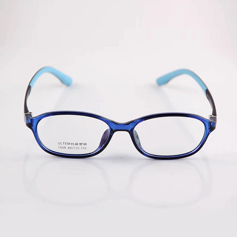 

HEJIE Fashion Kids ULTEM Frame Silicone Legs Optical Eyeglasses Frames Clear Lens Durable For Girls Boys Size 49-15-135mm 1509