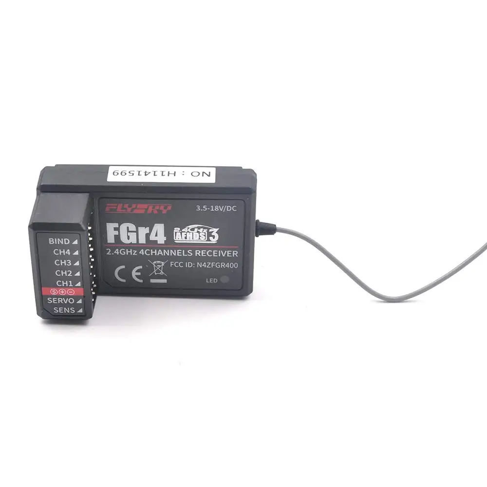 Радиопередатчик FATJAY Flysky FS NB4 2 4G 4CH с двойным приемником FGR4 FGR4S радиоуправляемая