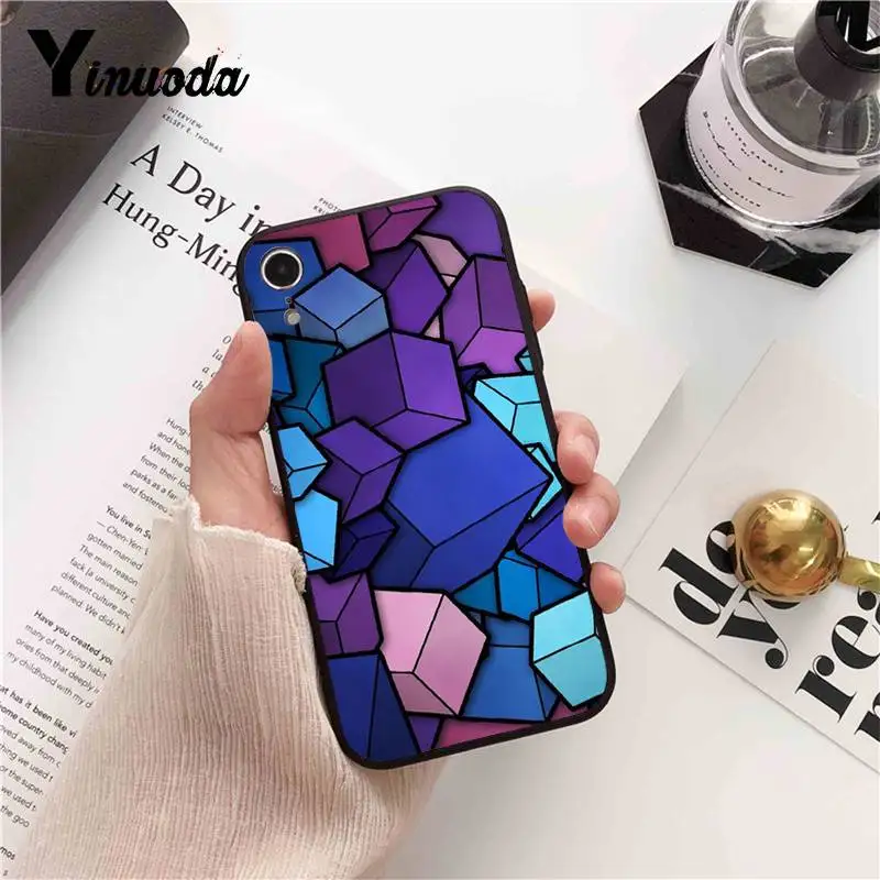Yinuoda простой графический геометрический камуфляжный чехол для iPhone X XS MAX 6 6s 7 7plus 8