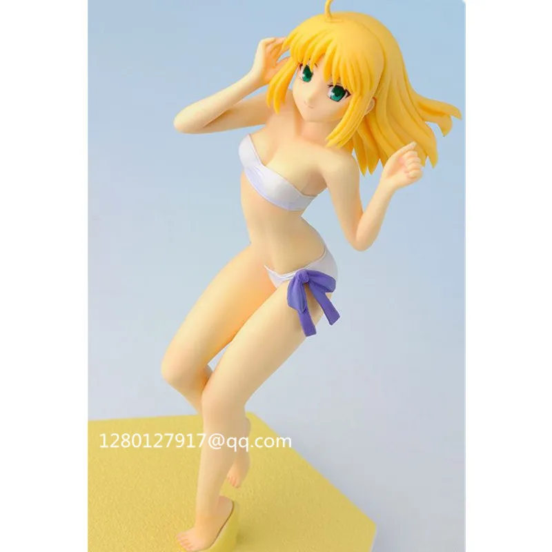 16 см Fate/Hollow Ataraxia Arturia Pendragon купальник издание 1/10 Saber PVC аниме сексуальные Фигурки