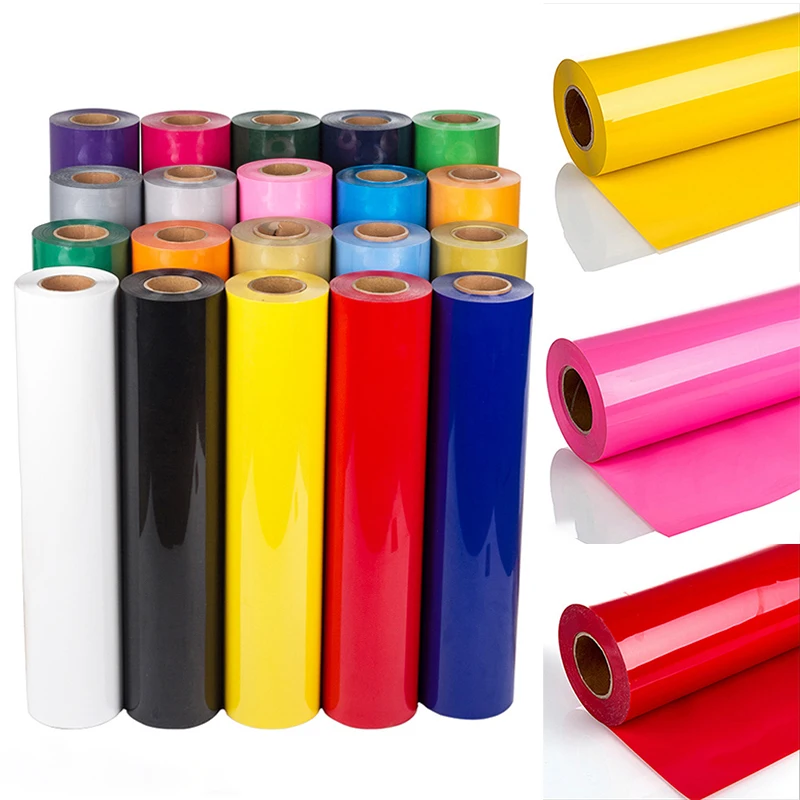 

PVC Back-stick lettering film For Heat Press T-shirt Cloth Design Iron Heat Transfer