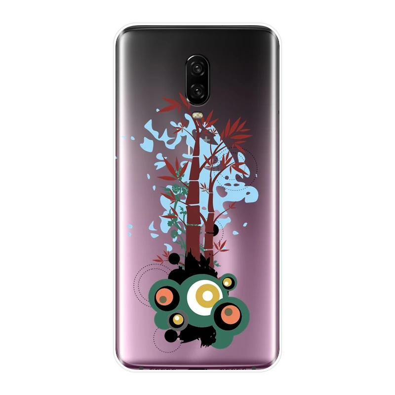Чехол для One Plus 6 6T 5 5T 3 3T девушка искусство цветок абстрактный Мягкий силиконовый