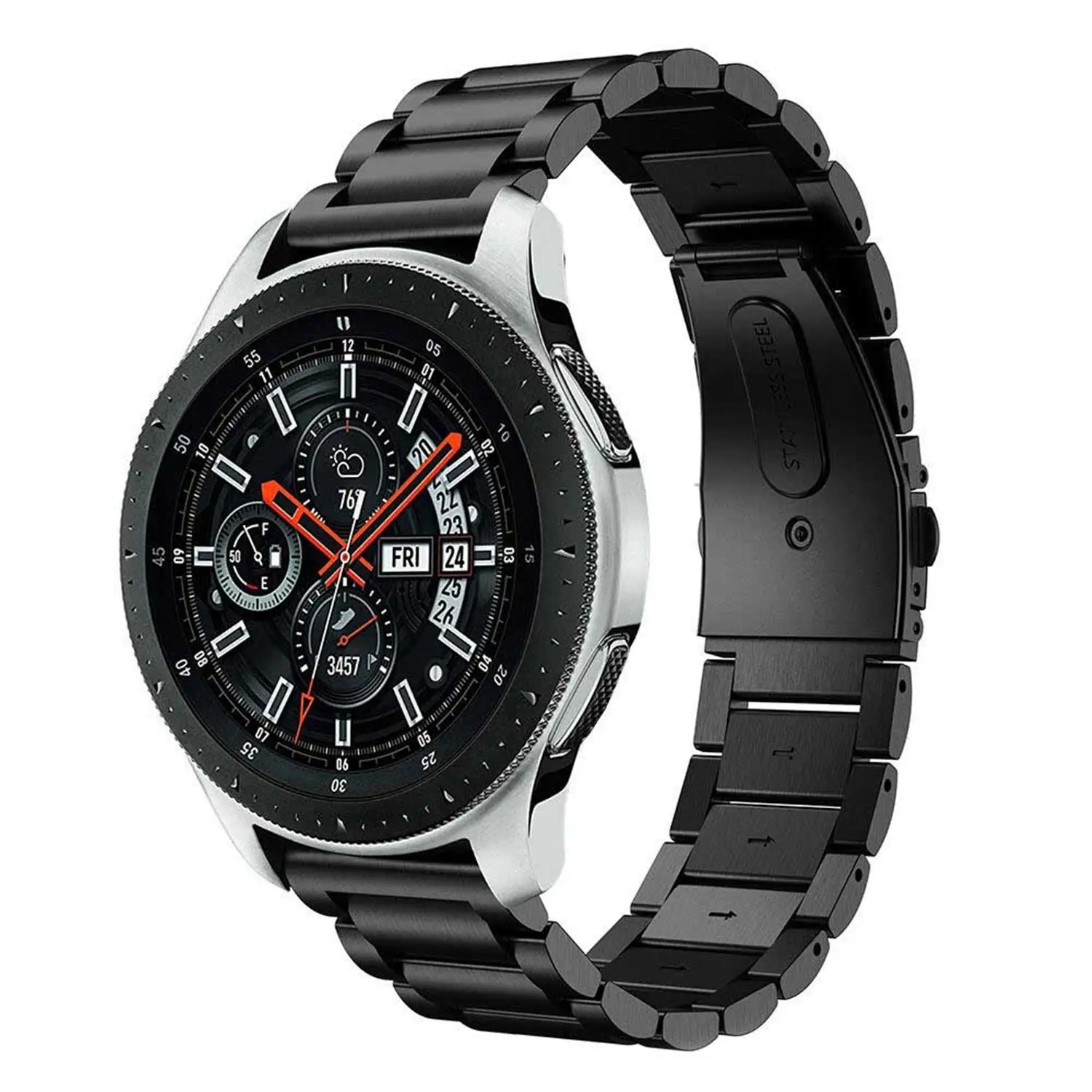 Металлический ремешок для часов Amazfit 18 мм 20 22 нержавеющая сталь Samsung Gear Sport S2 S3 Galaxy