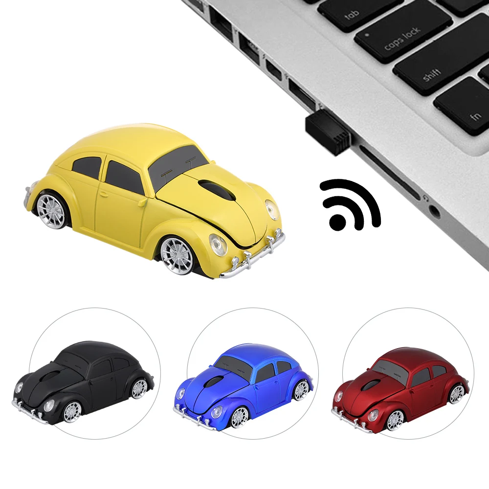 Беспроводная Автомобильная Мышь 2 4 ГГц USB компьютерная мышь автомобильная Форма