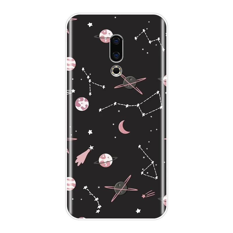 Чехол для Meizu 15 Lite 16 Plus 16th 16x мягкий силиконовый чехол накладка с рисунком звезд