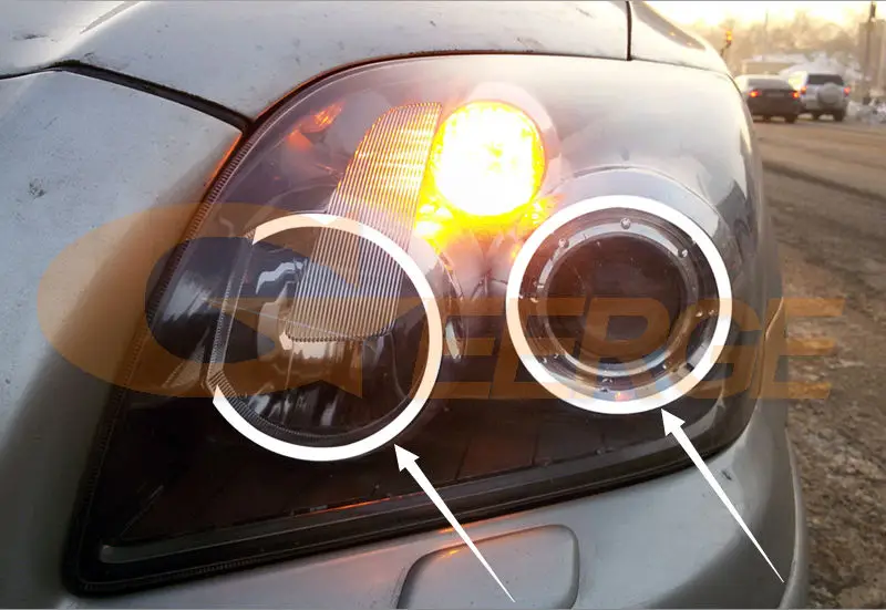 Для Toyota Avensis T25 2006 2007 2008 2009 отличное Ультра яркое освещение CCFL ангельские глазки комплект Halo Кольцо