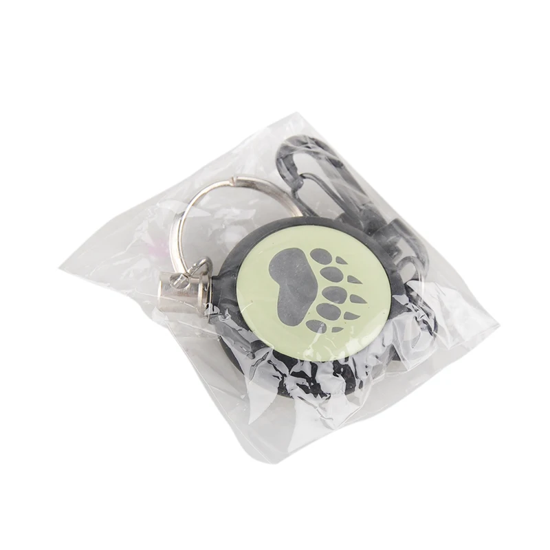 New EDC Outdoor Camping Steel Rope Burglar Keychain Stalker Soft Shell Tactical Retractable Key Chain Return Keyring 2503045 | Спорт и