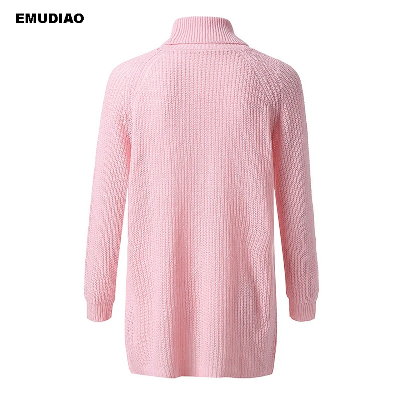 Casual Turtleneck Sweater Women Long Sleeve Solid Knitted Pullovers 2019 Autumn Winter Streetwear Vestidos Pull Femme Jumper | Женская