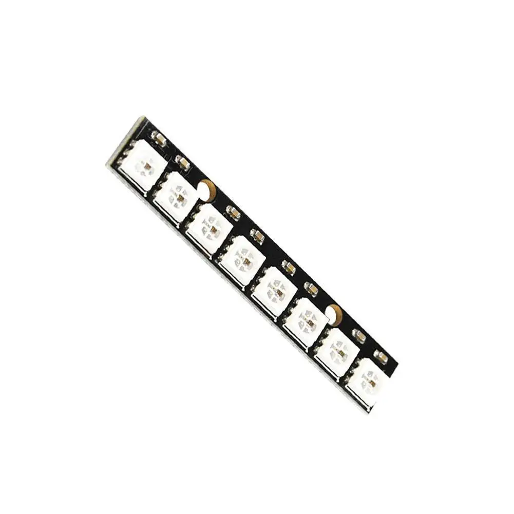 5 шт. 8-битный WS2812 5050 RGB светодиодный Встроенный полноцветный привод фонаря