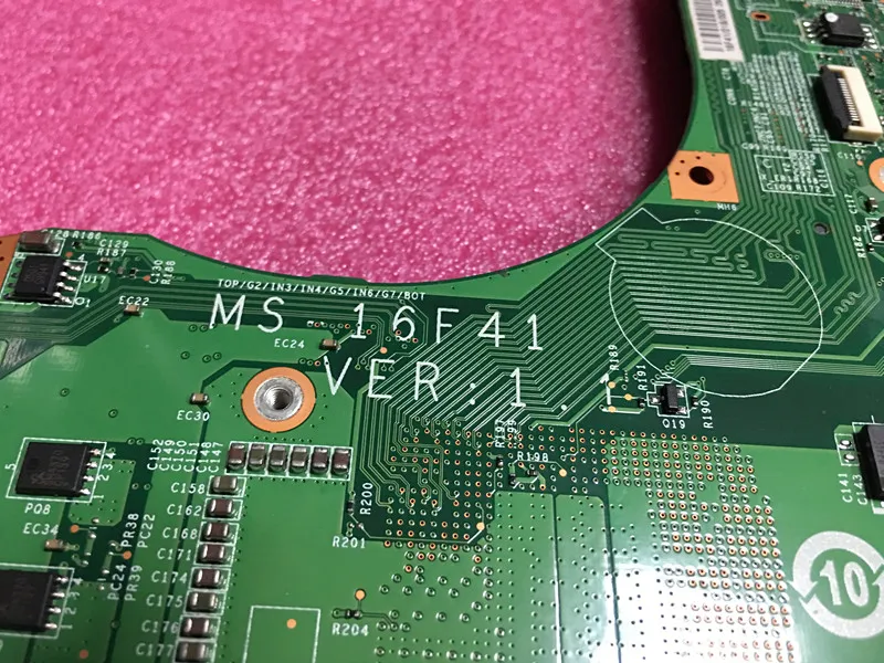 FOR MSI GT60 laptop Motherboard DDR3 MS-16F41 VER 1.1 100% TESED OK | Компьютеры и офис