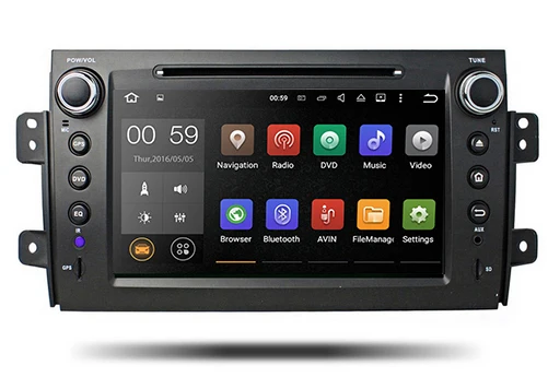 ANDROID 8 0 OCTACORE для SUZUKI SX4 WIFI GPS BLUETOOTH легко подключить Зеркало Ссылка FULL HD с сенсорным