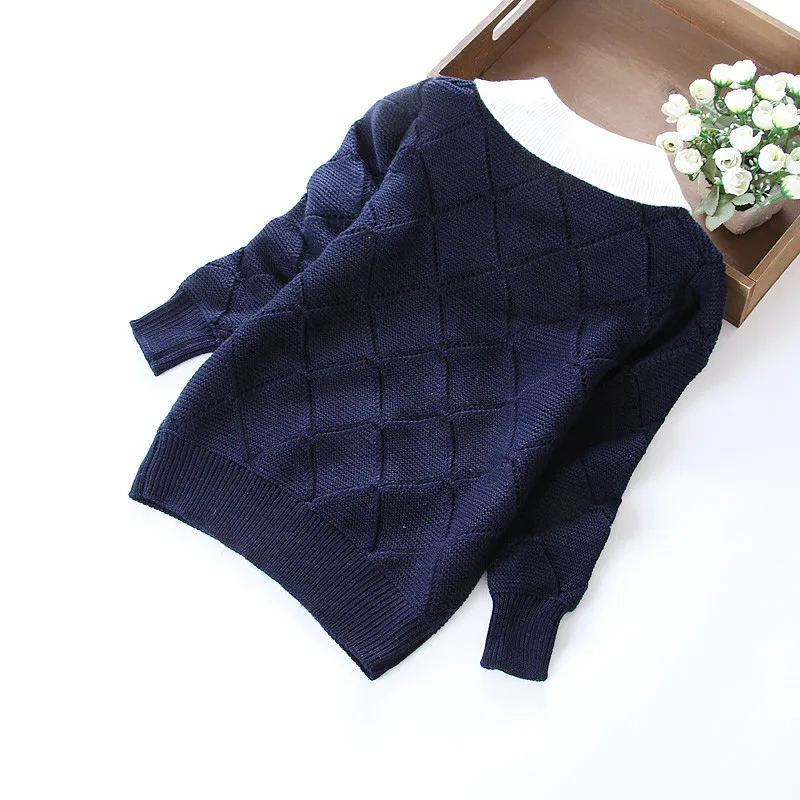 Новая брендовая модная детская одежда Детский свитер с помпонами для девочек