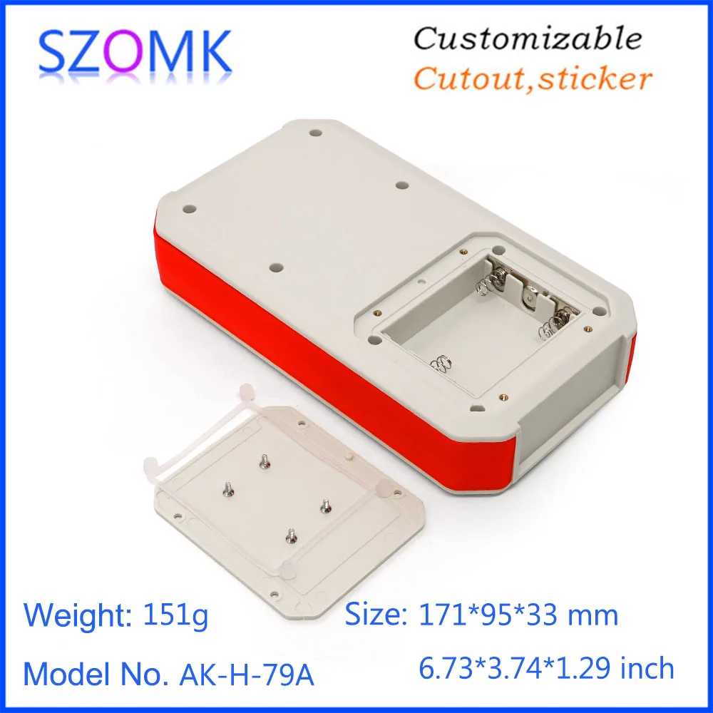 4 шт. 171*95*33 мм 3x AA IP65 Пластиковая Электроника водонепроницаемый корпус szomk настраиваемый инструмент корпус пластиковый распределительный ящик