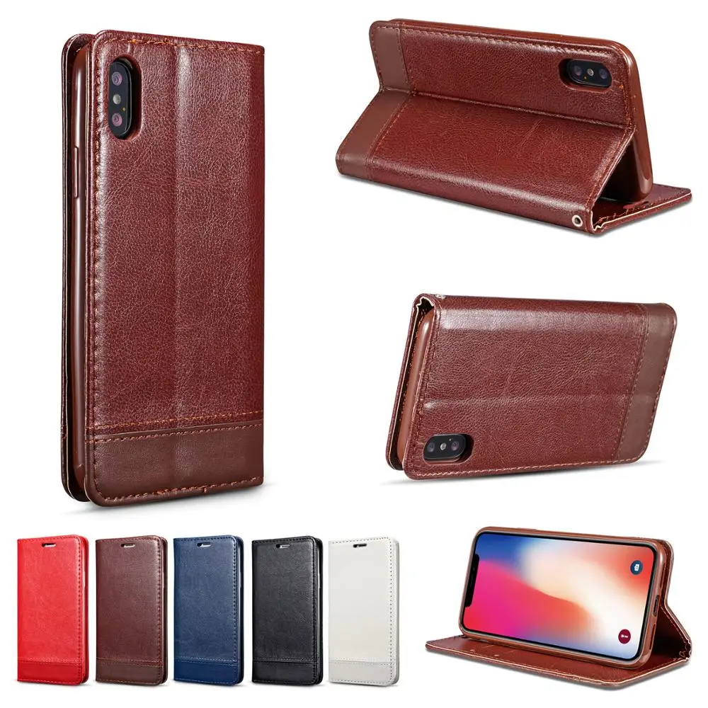 Кожаный чехол кошелек с откидной крышкой для Samsung Galaxy A10 A20E A30 A40S A50 A60 A70 A80 A90 M10 M20 M30