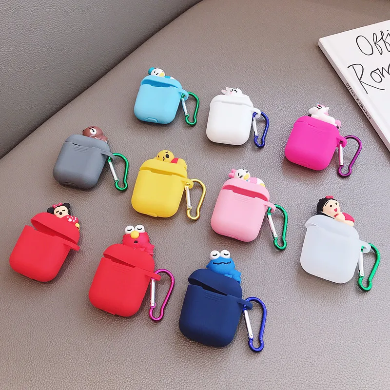 Мультфильм Дональд Cookie строка для гарнитура airpods мягкая сумка Универсальный