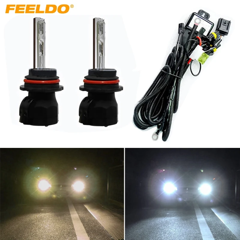 FEELDO 35W 2x Car HID Bulbs 9004/9007 Hi/Lo Bi-Xenon + Harness Xenon Replacement HID Bulbs AC Lamps 4300K-12000K #2223
FEELDO 35W 2x Car HID Bulbs 9004/9007 Hi/Lo Bi-Xenon + Harness Xenon Replacement HID Bulbs AC Lamps 4300K-12000K #2223