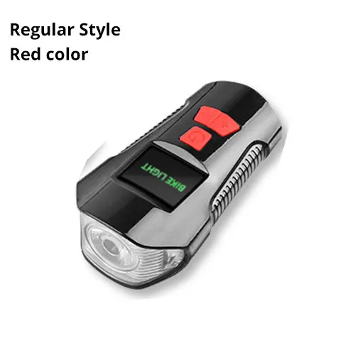 No stopwatch Red 3 в 1 велосипедный светильник USB Перезаряжаемый флэш-светильник для велосипеда головной светильник с велосипедом компьютерный звуковой сигнал колокольчик горный велосипед велосипедный светильник s - Цвет: No stopwatch Red