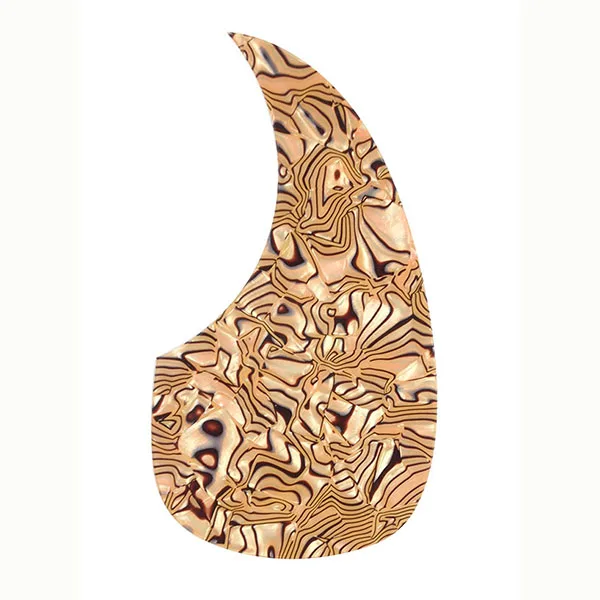 Brown Tiger Skin Pleroo пользовательские части гитары- медиатор для акустической гитары Каплевидная форма, все цвета - Цвет: Brown Tiger Skin