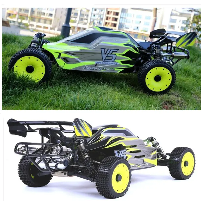 Rovan Rofun 1/5 Baja 5B V5 45CC бензиновый двигатель с двумя 65 кг сервопривода RC 4WD грузовик
