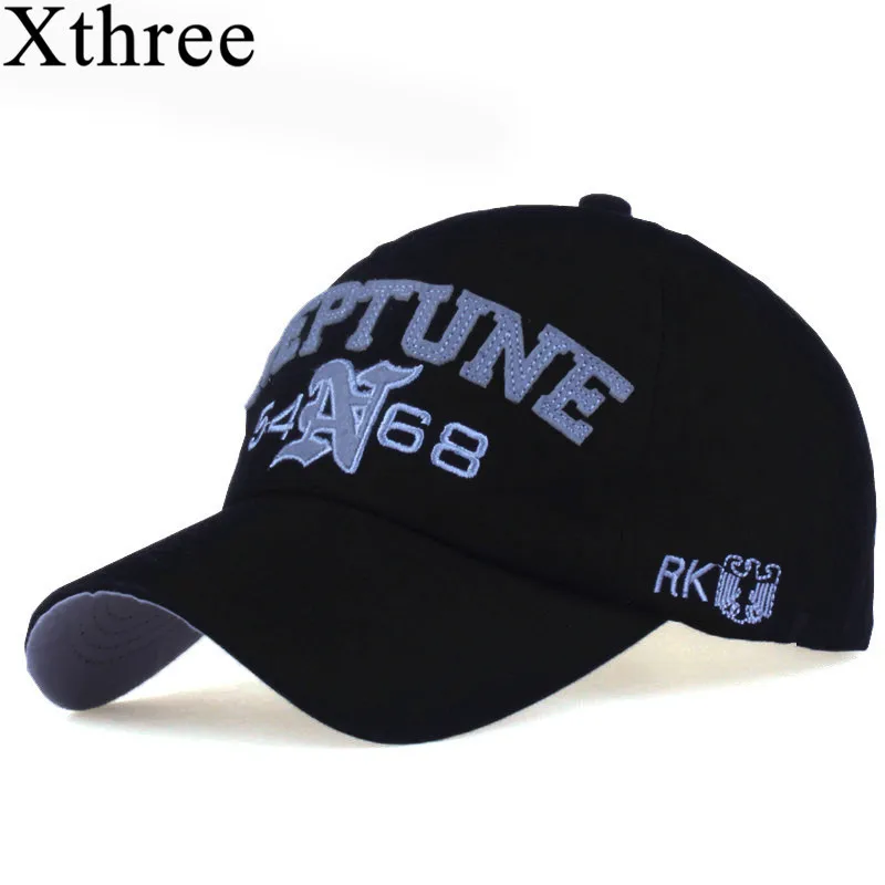 Xthree модная бейсбольная Кепка летняя snapback шляпа с вышитыми буквами кепка для
