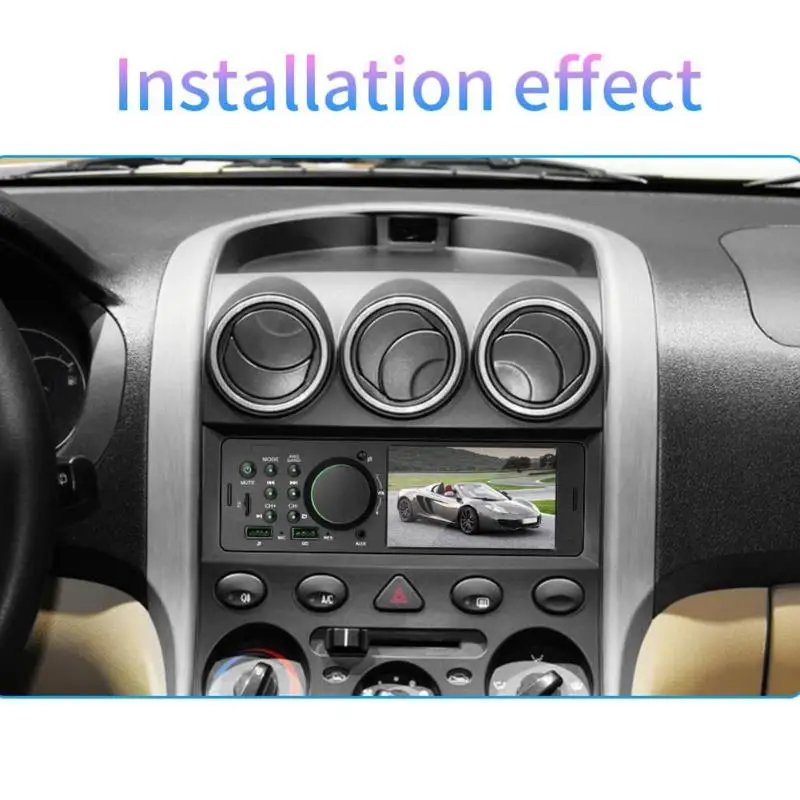 7805 1Din 4,1 дюймов Автомобильный стерео радио Bluetooth FM Aux USB автомобильный MP5 мультимедийный плеер с пультом дистанционного управления Поддержка камеры заднего вида