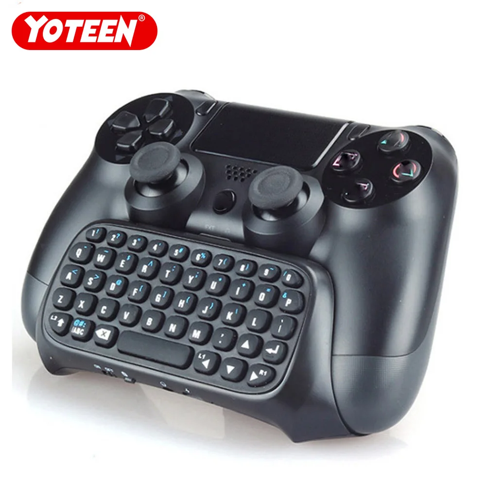 

Yoteen for PS4 Dualshock 4 Bluetooth Keyboard Wireless Chatpad Gamepad Controller Message Keypad