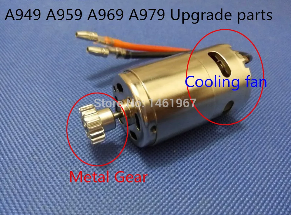 

Wltoys A949 A959 A969 A979 1/18 4WD обновленная запасная часть для радиоуправляемого автомобиля 390 охлаждающий вентилятор двигатель с металлической шесте...