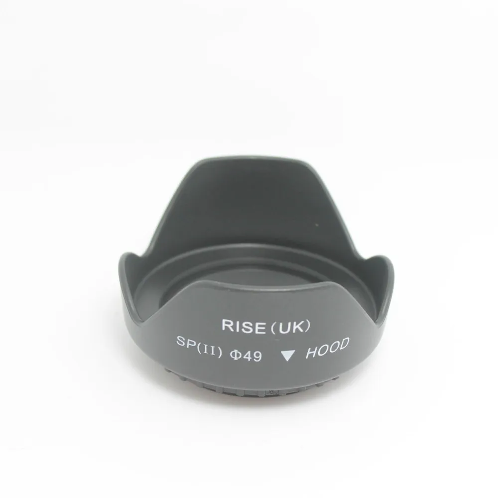 50x Новый профессиональный RISE (UK) 49 мм Цветочная лепестковая бленда объектива для