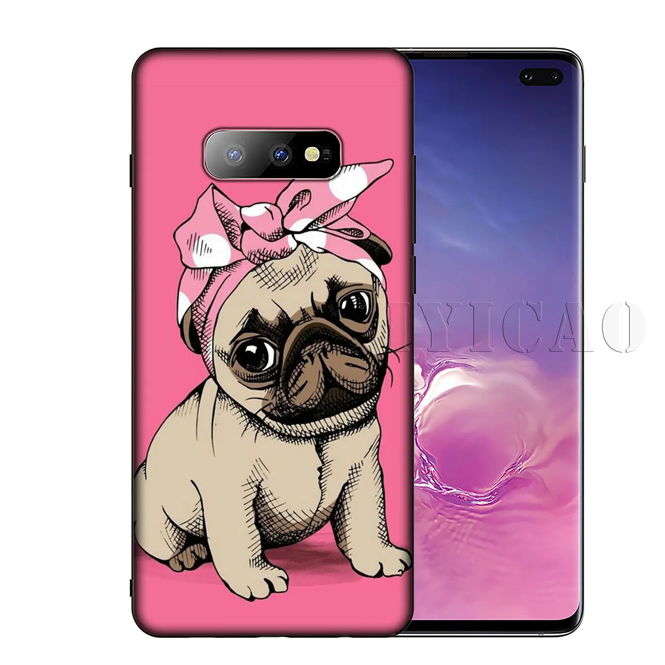 IYICAO Мягкий силиконовый чехол для Samsung Galaxy S20 Ultra S10 Lite S9 S8 Plus S6 S7 Edge S10e |