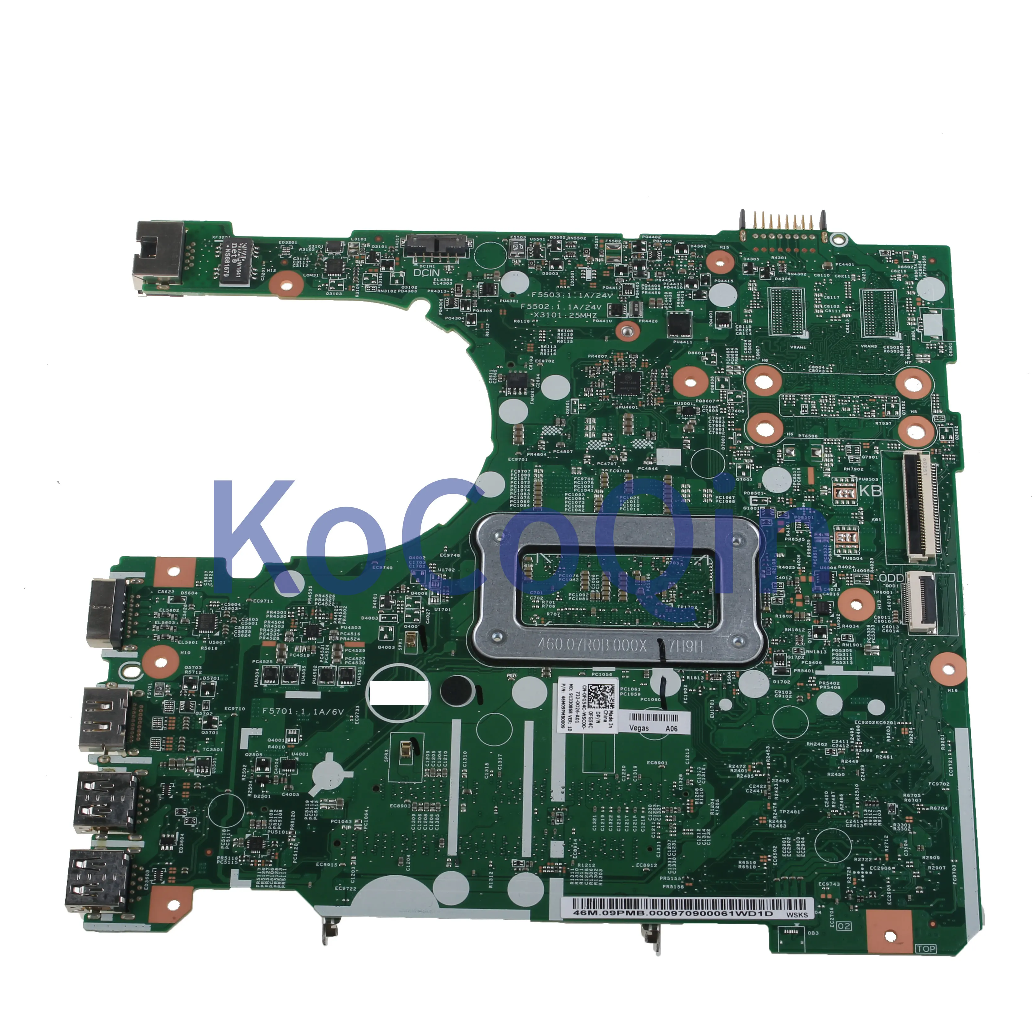 KoCoQin материнская плата для ноутбука DELL Inspiron 3467 3568 3468 CORE 4405U SR2EX CN-0FG54C 0FG54C 15341-1 процессор Материнская плата идеально работает