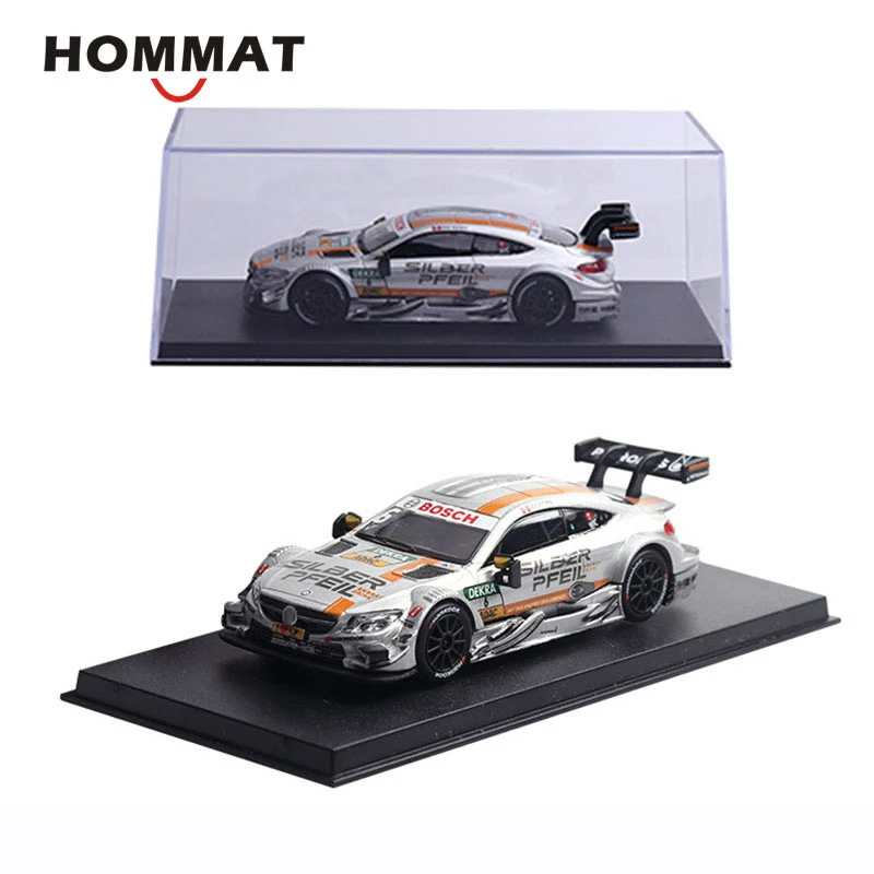 Модель гоночного автомобиля HOMMAT AMG C63 DTM модель 1/43 года литой автомобиль из сплава