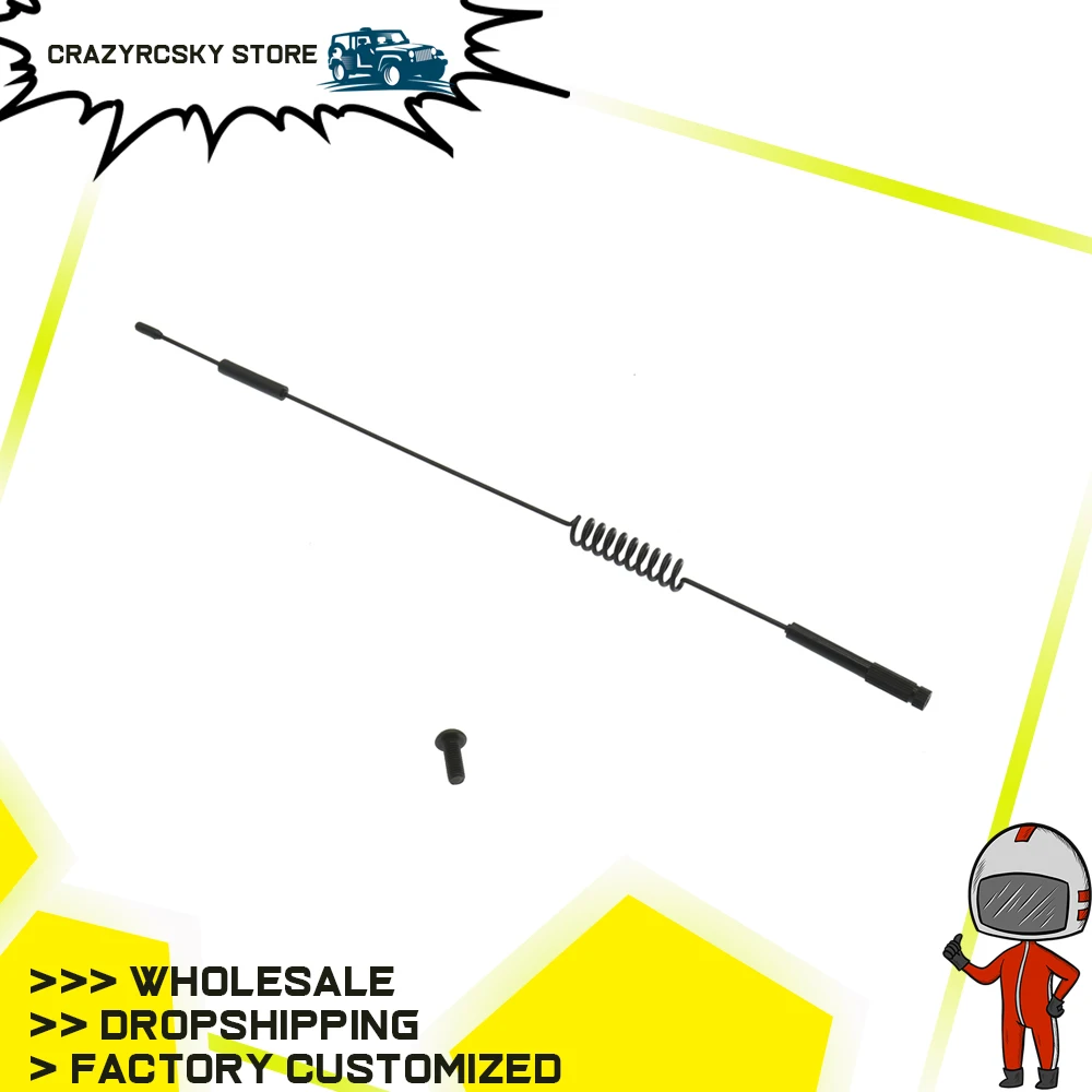 RCAWD 1 шт. металлическая антенна 290 мм для радиоуправляемого автомобиля trx4 1/10 Traxxas