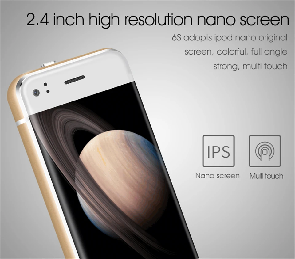 US$10 наушники подарок Soyes 6S мини Android смартфон 2," Высокое разрешение двухъядерный 1 ГБ 8 ГБ MTK6571 2.0MP две sim-карты ребенок PK7S