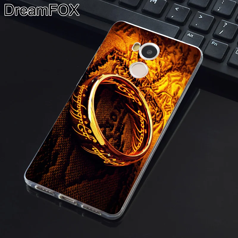 DREAMFOX M251 Властелин колец крутое кольцо силиконовый чехол-накладка из мягкого ТПУ