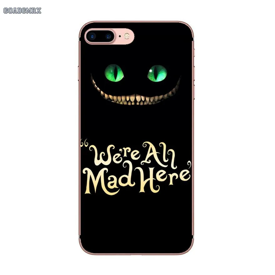 Для Huawei P Smart G7 G8 P7 Mate 10 P20 Pro P8 P9 P10 Lite Mini GR5 2017 Movie Alice In Wonderland Чеширский Кот ТПУ чехлы |