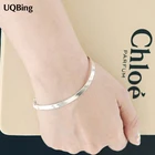 Цепочка-змейка из серебра 925 пробы, ювелирные изделия Pulseras Pulseira