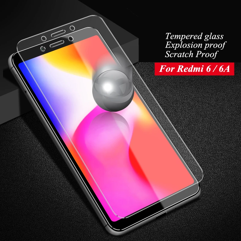 HCZCI 2 шт для Xiaomi Redmi S2 6A 5A 4A Note 3 6 Pro Защитное стекло экрана Mi A2 lite Mi5 Mi4 Mi4C закаленное |