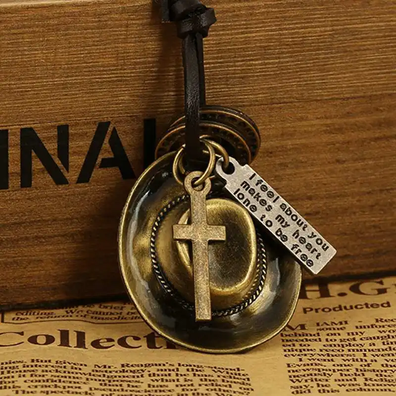 Массивное ожерелье с шапкой мужское подвесками Женское Ожерелье из натуральной